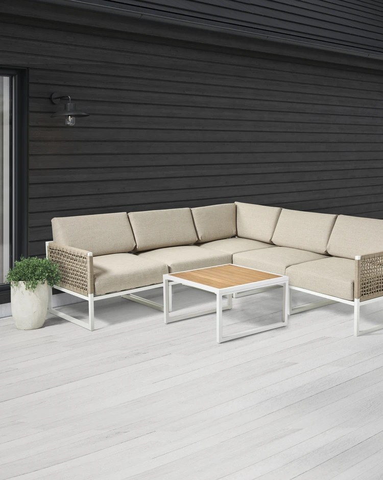 Avalon - Utesoffa med soffbord L 73 cm - inspiration