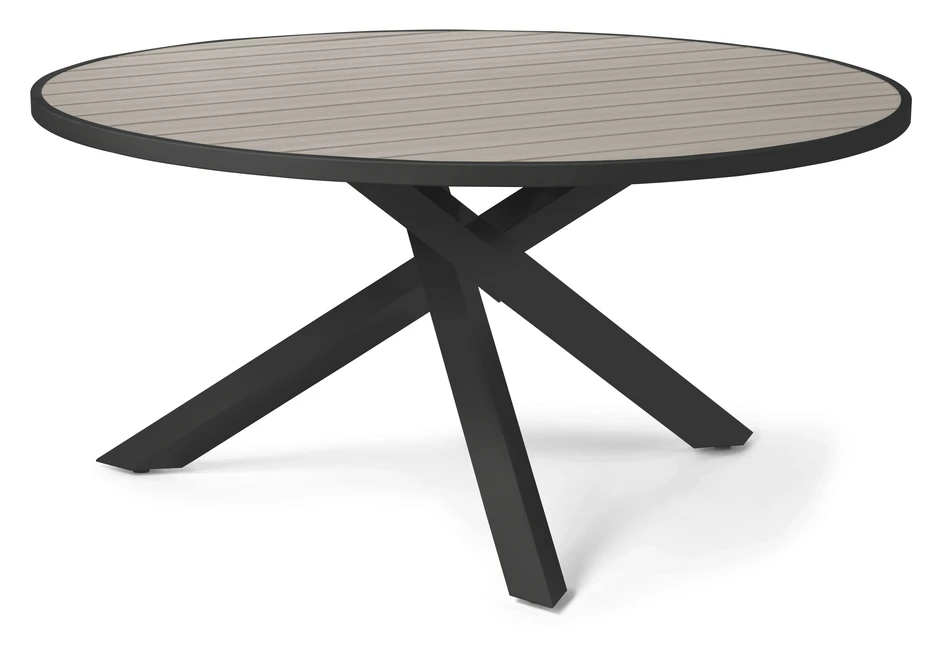 Modena - Utebord, Ø 150 cm - Svart