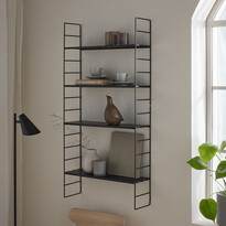 Wera - Vägghylla byggbar med 4 hyllplan, 60x18x121 cm - inspiration