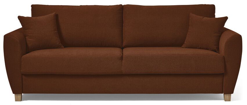 Vaxholm - Bäddsoffa 3-sits - Röd