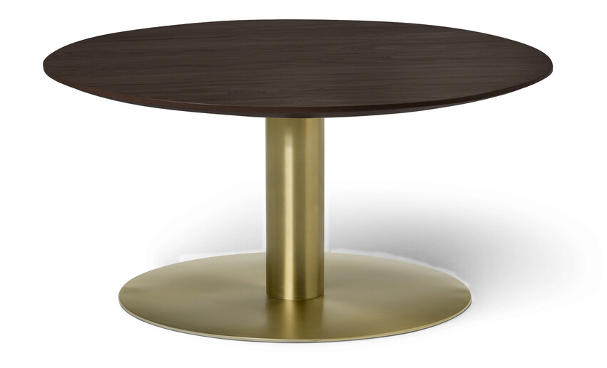 Plaine - Soffbord, Ø 90, H 44 cm - Brun