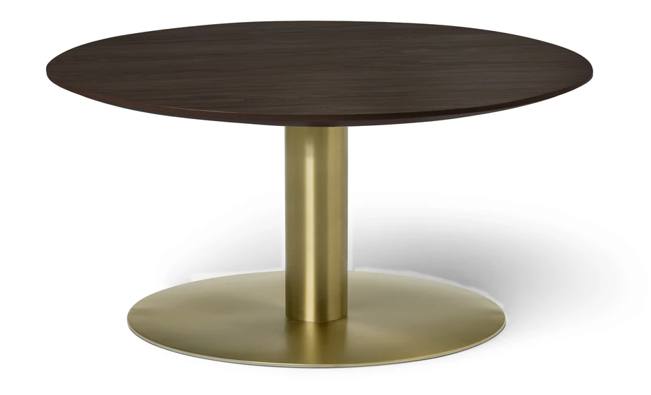 Plaine - Soffbord, Ø 90, H 44 cm - Brun