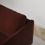Madison Lux - 2-sits soffa med schäslong vänster - Orange