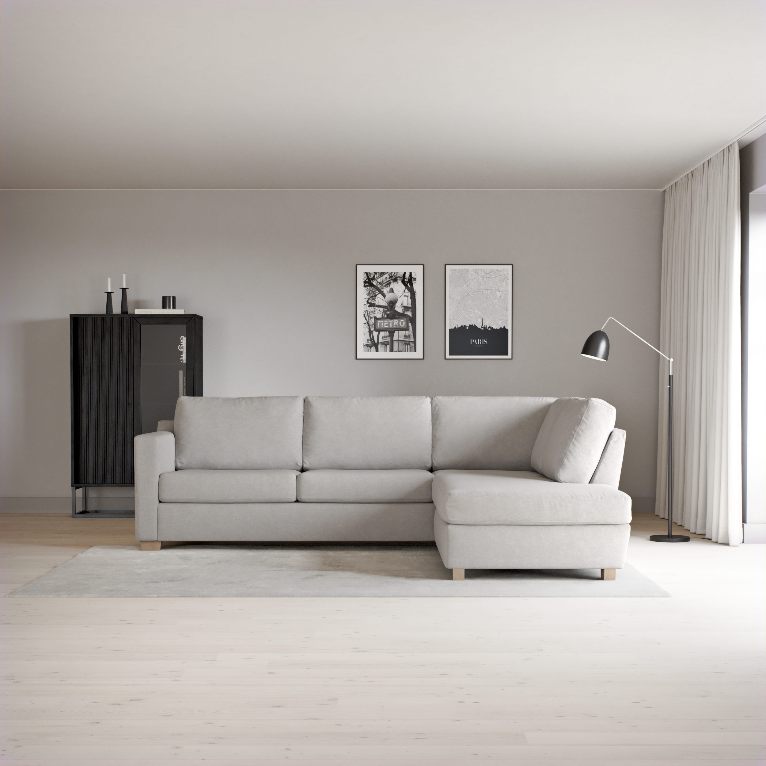 Friday - 2,5-sits soffa med divan höger - inspiration