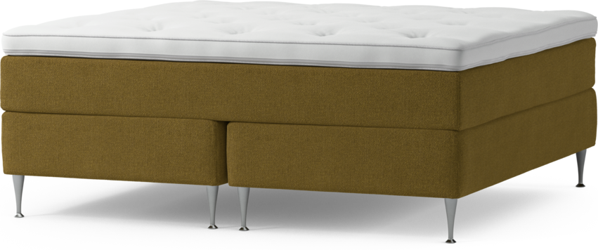 Delux Dream - Kontinentalsäng, dubbelsäng med bäddmadrass och sängben