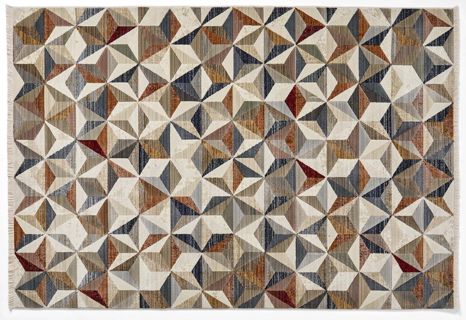 Celine - Vävd matta - Flerfärgad