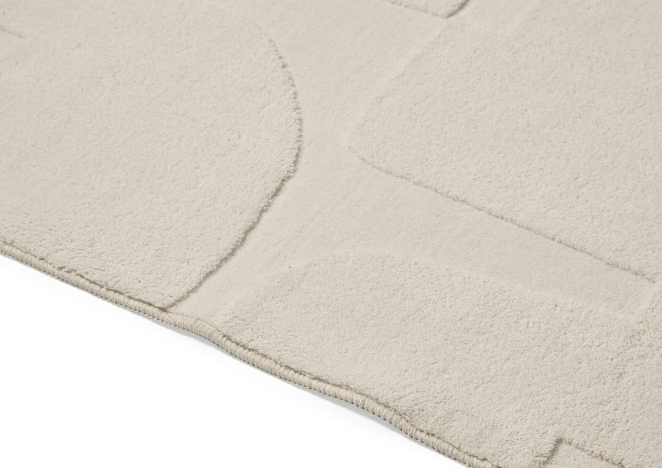 Matheo - Konstpälsmatta, 240x340 cm - Vit