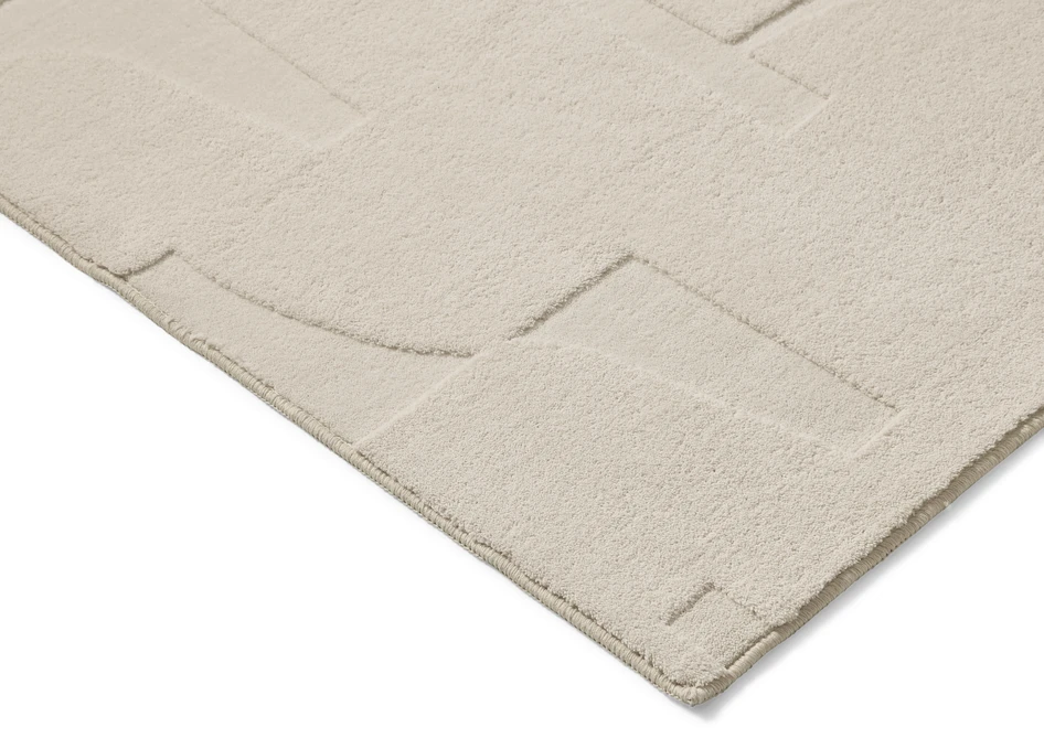 Matheo - Konstpälsmatta, 240x340 cm - Vit