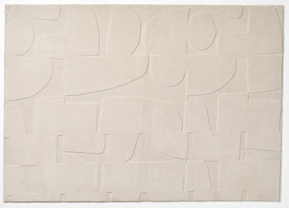 Matheo - Konstpälsmatta, 240x340 cm - Vit