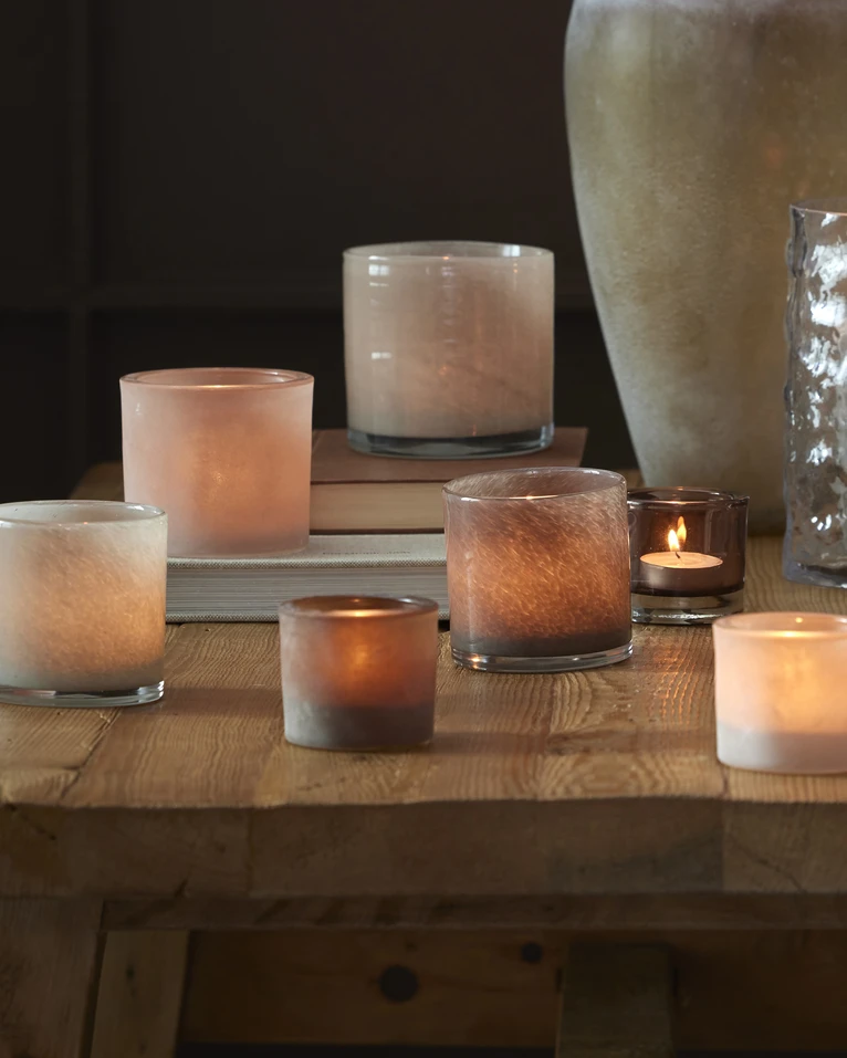 Mango Powder, Ljuslykta, H 5,7 Ø 6,5 cm