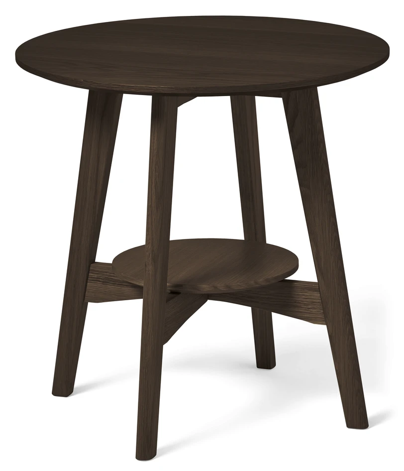 Ester - Soffbord, Ø 55 H 55 cm - Brun