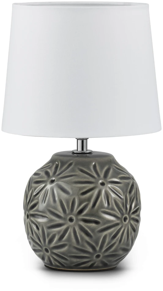 Malva - Bordslampa, H27 Ø18 cm - Grå