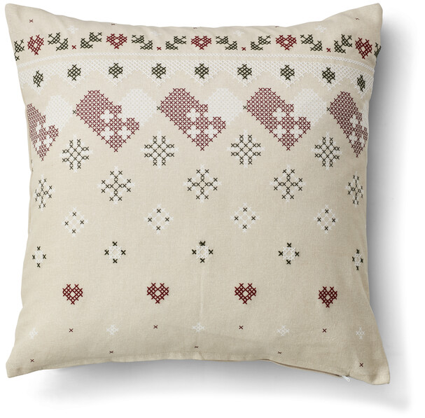 Stina - Kuddfodral, 50x50 cm - Beige