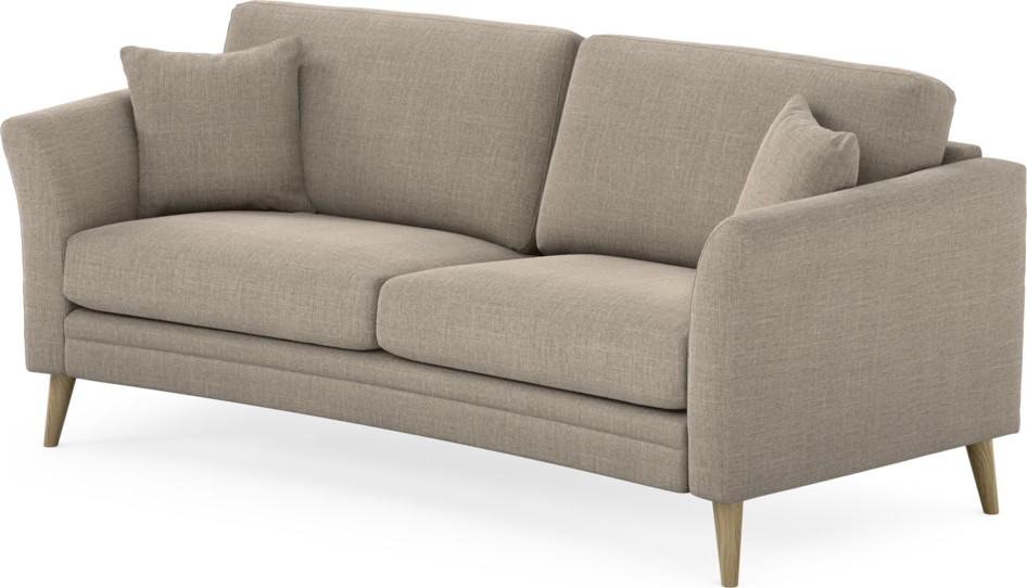 Eden - 2,5-sits soffa svängd - Beige