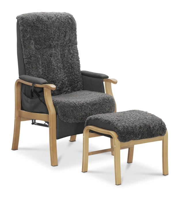 Rune, Fåtölj med fotpall, lyfthjälp