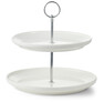 Cookie - Serveringsset, H 24,5 Ø22,1-25,2 cm - Vit
