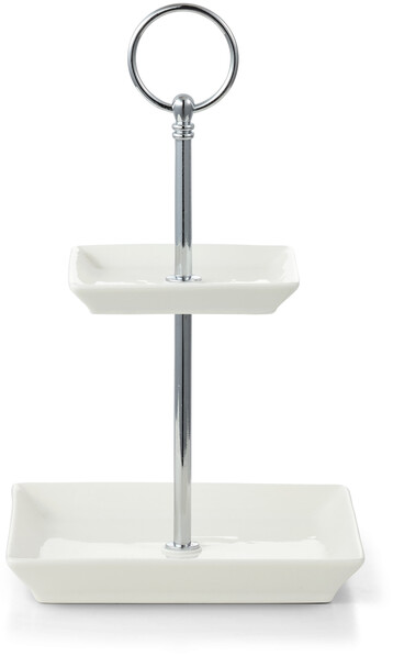 Cookie - Serveringsset, 10,5-14,5x10,5-14,5x24,3 cm - Vit
