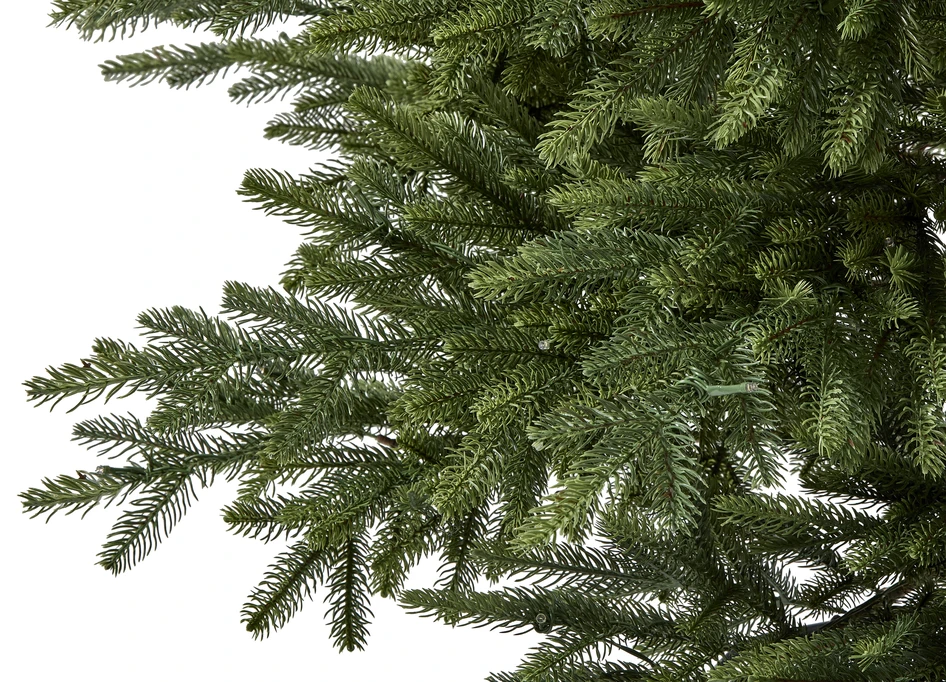 Åre Deluxe - Julgran, H 210 Ø 145 cm, LED-belysning och dimmerfunktion - Grön