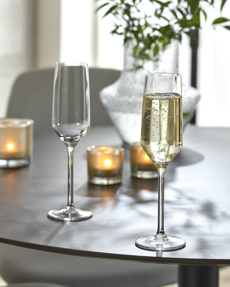 Tavira, Champagneglas 4-pack, H 23 Ø 7 cm, 21 cl