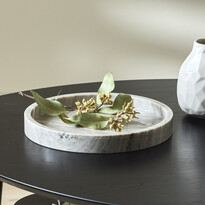 Marmor - Bricka, H 3,8 Ø 30,5 cm - inspiration