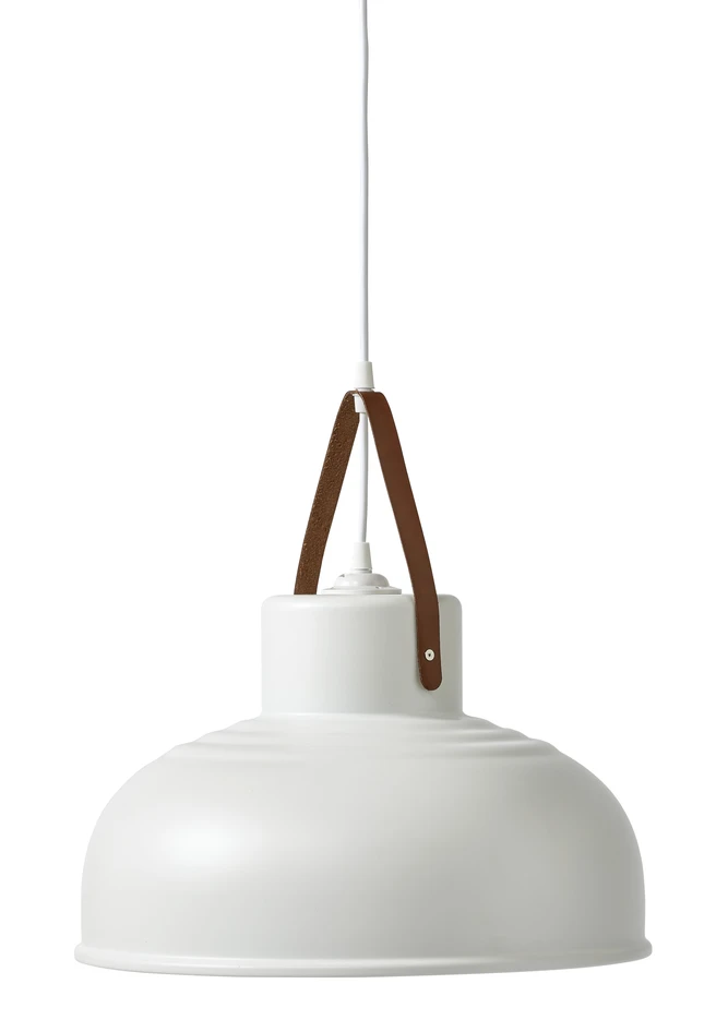 Edward - Taklampa, H25 Ø40 cm - Vit