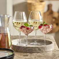 More - Champagneglas Coupe, H 15 Ø 10 cm, 21 cl, 2-pack - inspiration