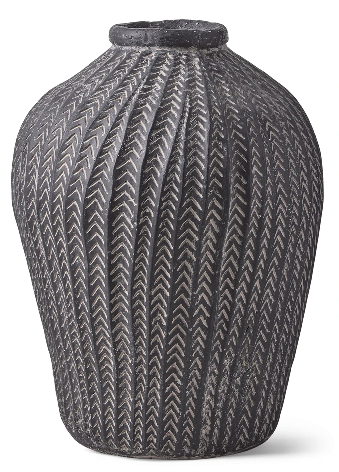 Pallas - Urna/vas, H 46,5 Ø 34/10 cm - Grå