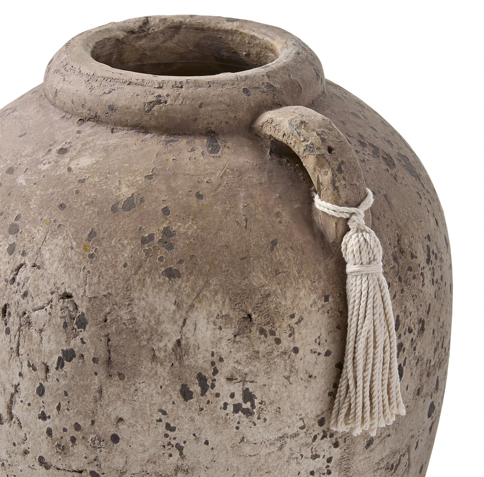 Plutos - Urna/vas, H 28 Ø 24/8 cm - Brun