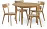 Ekerö - Matgrupp med 4 stolar Ludvig - Beige