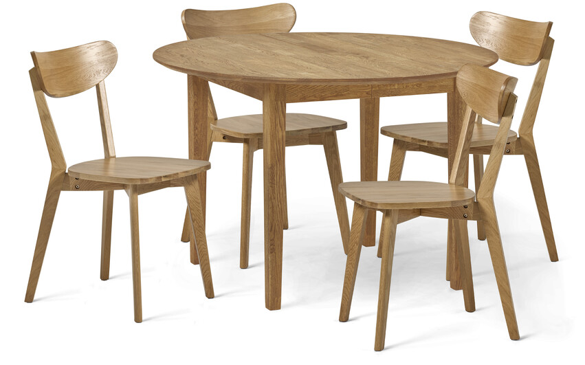 Ekerö - Matgrupp med 4 stolar Ludvig - Beige
