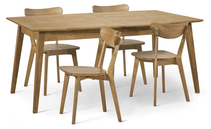 Ekerö - Matgrupp med 4 stolar Ludvig - Beige