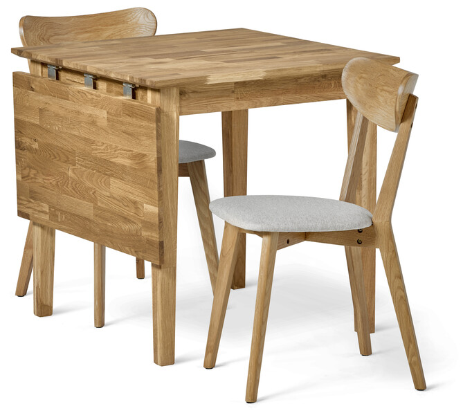 Ekerö - Matgrupp med 2 stolar Ludvig - Beige