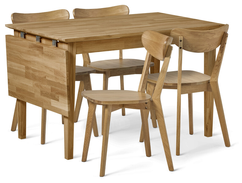 Ekerö - Matgrupp med 4 stolar Ludvig - Beige