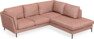 Madison - 2-sits soffa med divan höger - Röd