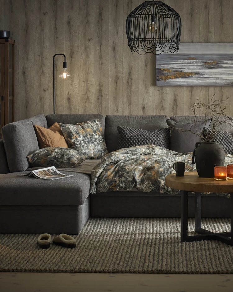 Öland - Bäddsoffa med divan vänster och schäslong höger - inspiration