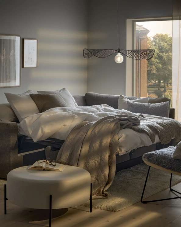 Lindö Bäddsoffa 2,5-sits med divan höger | Mio