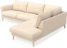 Bridge - 3-sits soffa med divan höger - Beige