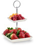 Cookie - Serveringsset, 10,5-14,5x10,5-14,5x24,3 cm - Vit
