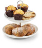 Cookie - Serveringsset, H 24,5 Ø22,1-25,2 cm - Vit