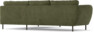 Madison Lux - 2-sits soffa med divan höger - Grön