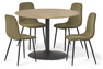 Plaine - Matgrupp med 4 stolar Tracy - Beige
