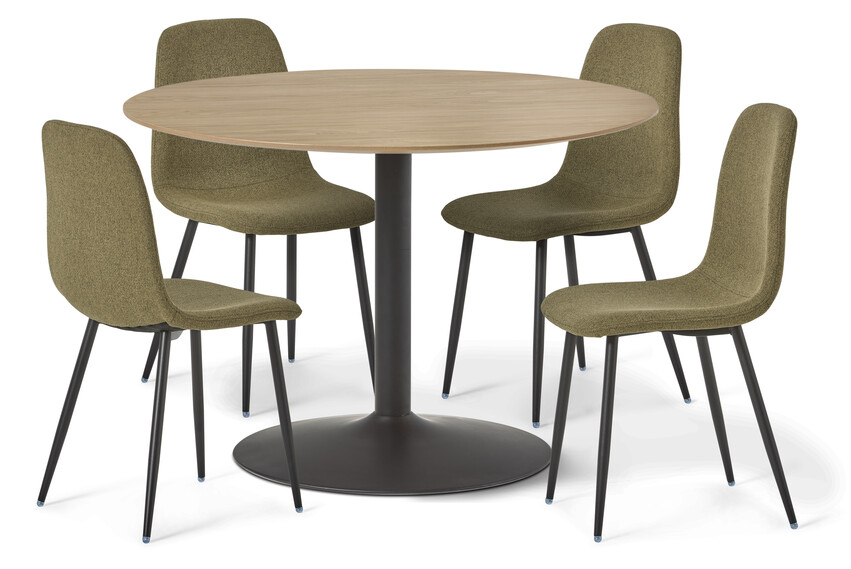 Plaine - Matgrupp med 4 stolar Tracy - Beige