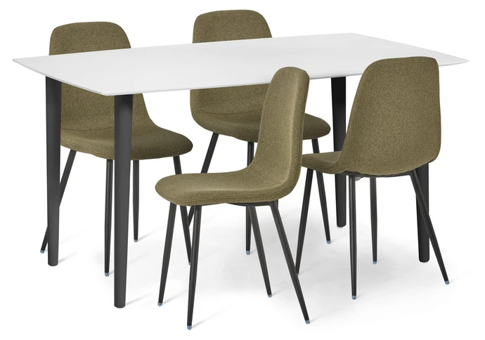 Plaine, Matgrupp med 4 stolar Tracy