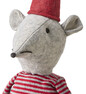 Bernard & Bianca - Tomte, 18x15x60 cm - Röd