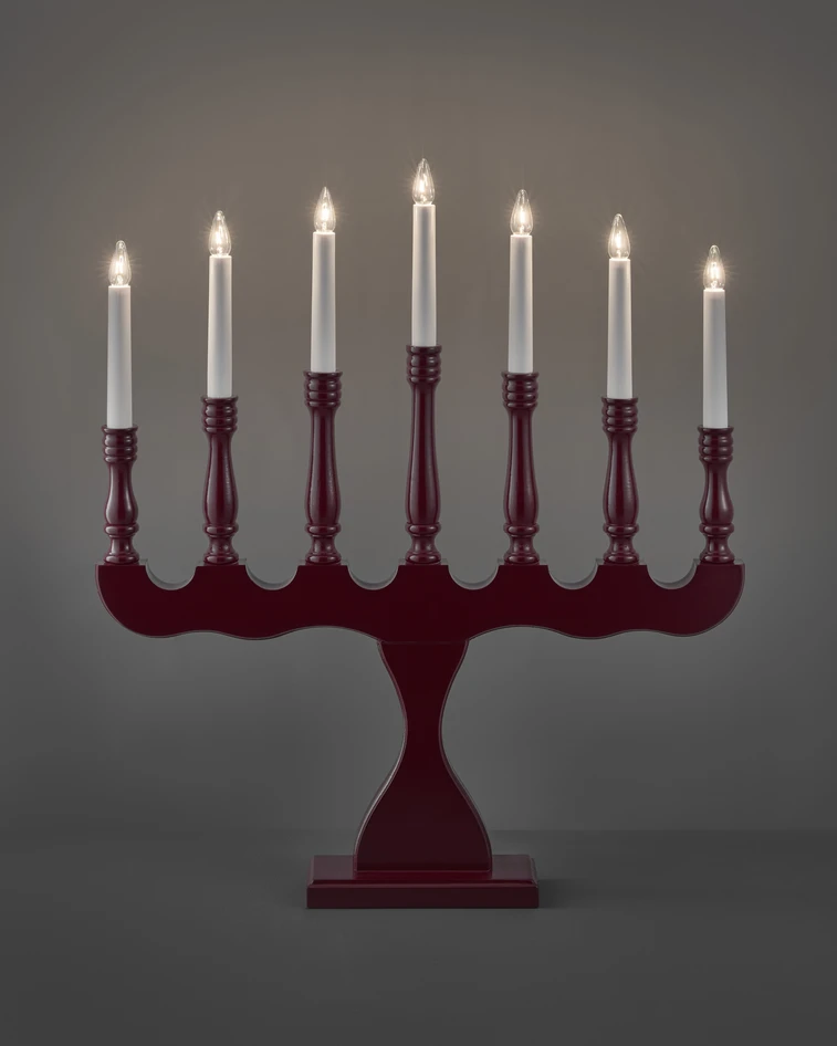 Sundsby - Adventsljusstake, 51x58x7,5 cm - Röd