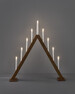 Miro - Adventsljusstake, 60x64x5,5 cm - Brun
