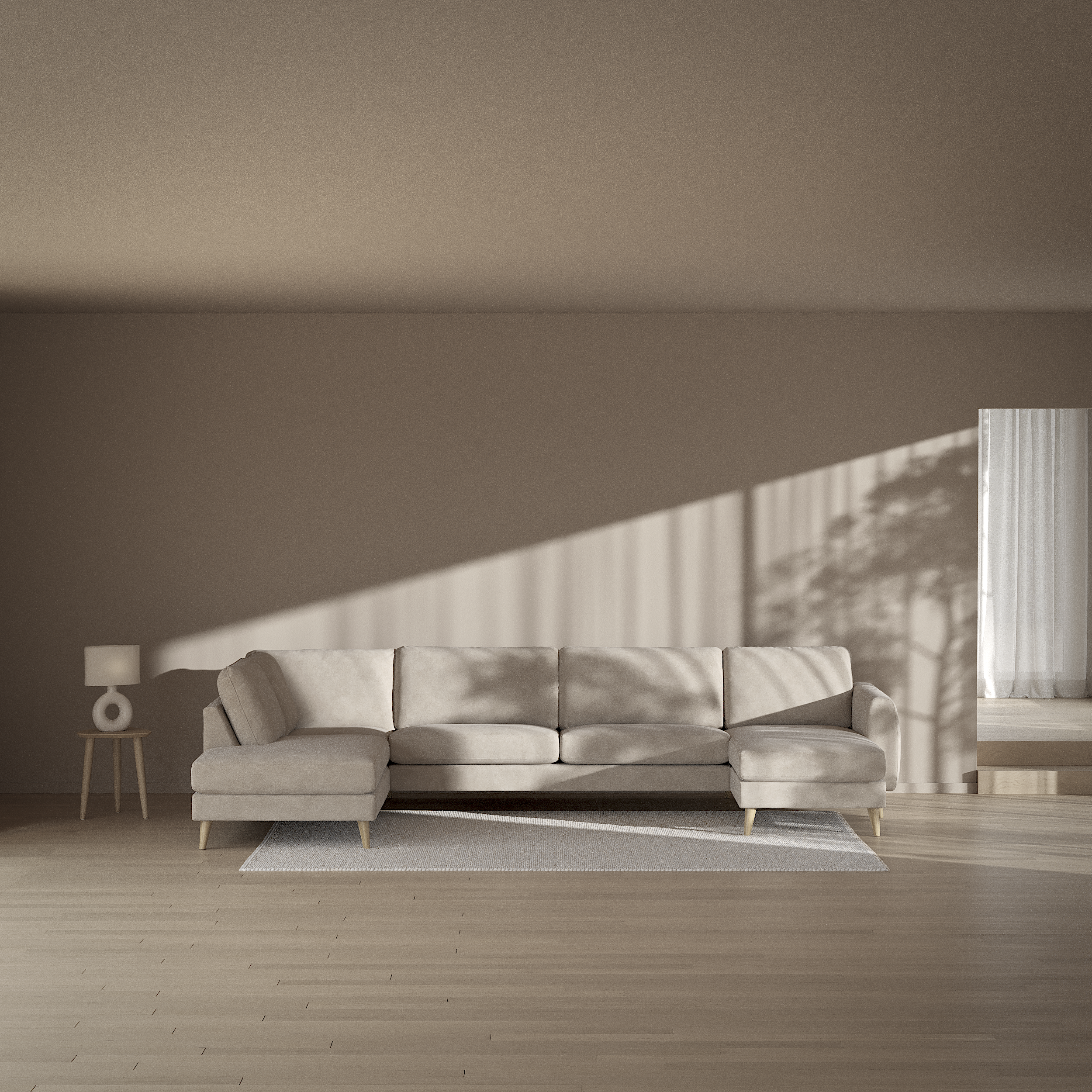 Bridge - 3-sits soffa med divan vänster och schäslong höger - inspiration
