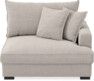Rossi - 1,5-sits med armstöd höger - Beige
