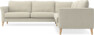 Bridge - Hörnsoffa, 3+3-sits - Beige