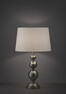 Noomi - Bordslampfot , H40 Ø14 cm - Grå